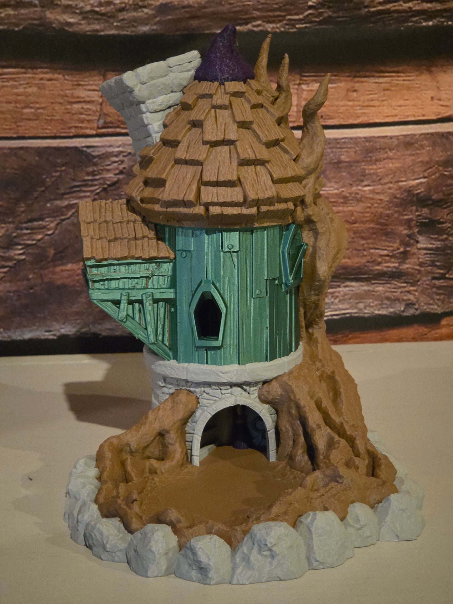 Wizard house dice tower