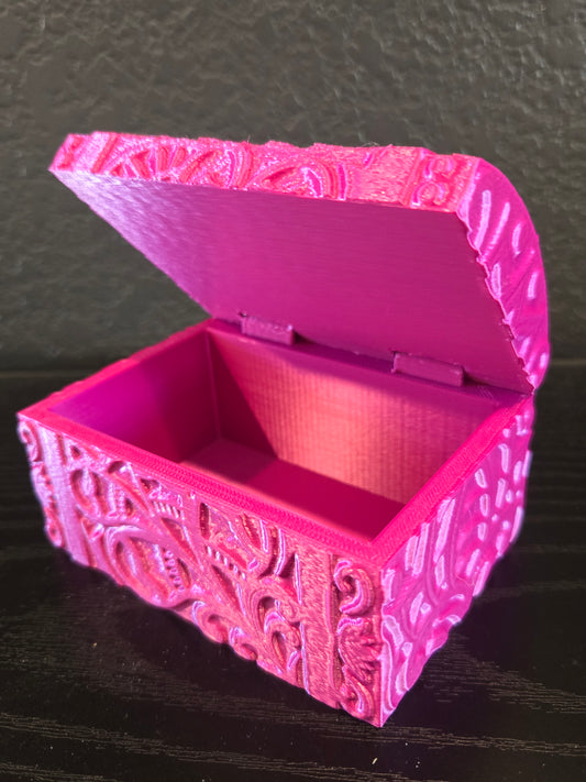 3D Printied "Carved" Jewelry Box