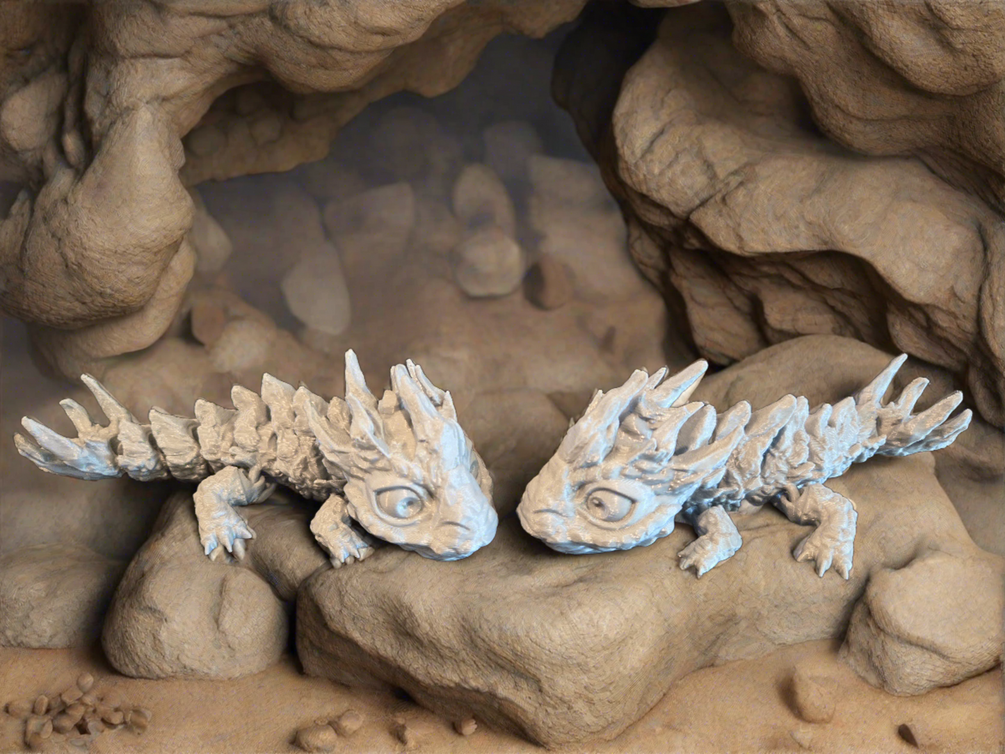 Baby Rock Dragon- Articulating