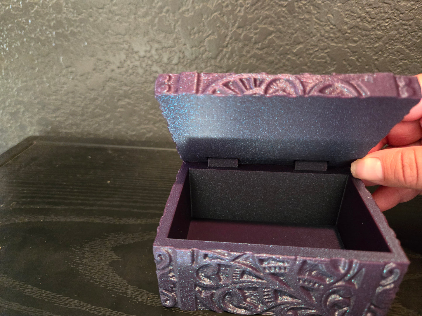 3D Printied "Carved" Jewelry Box