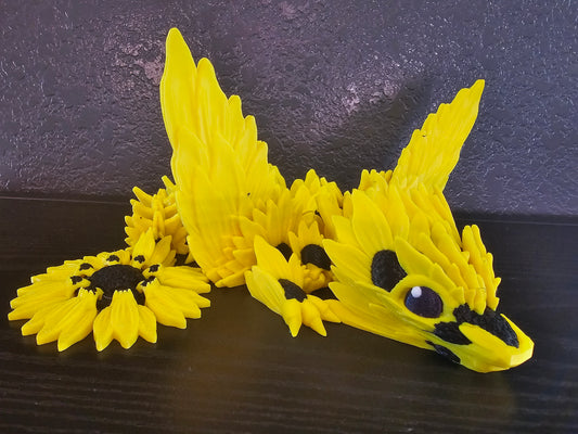 Sunflower Winged Dragon - Baby