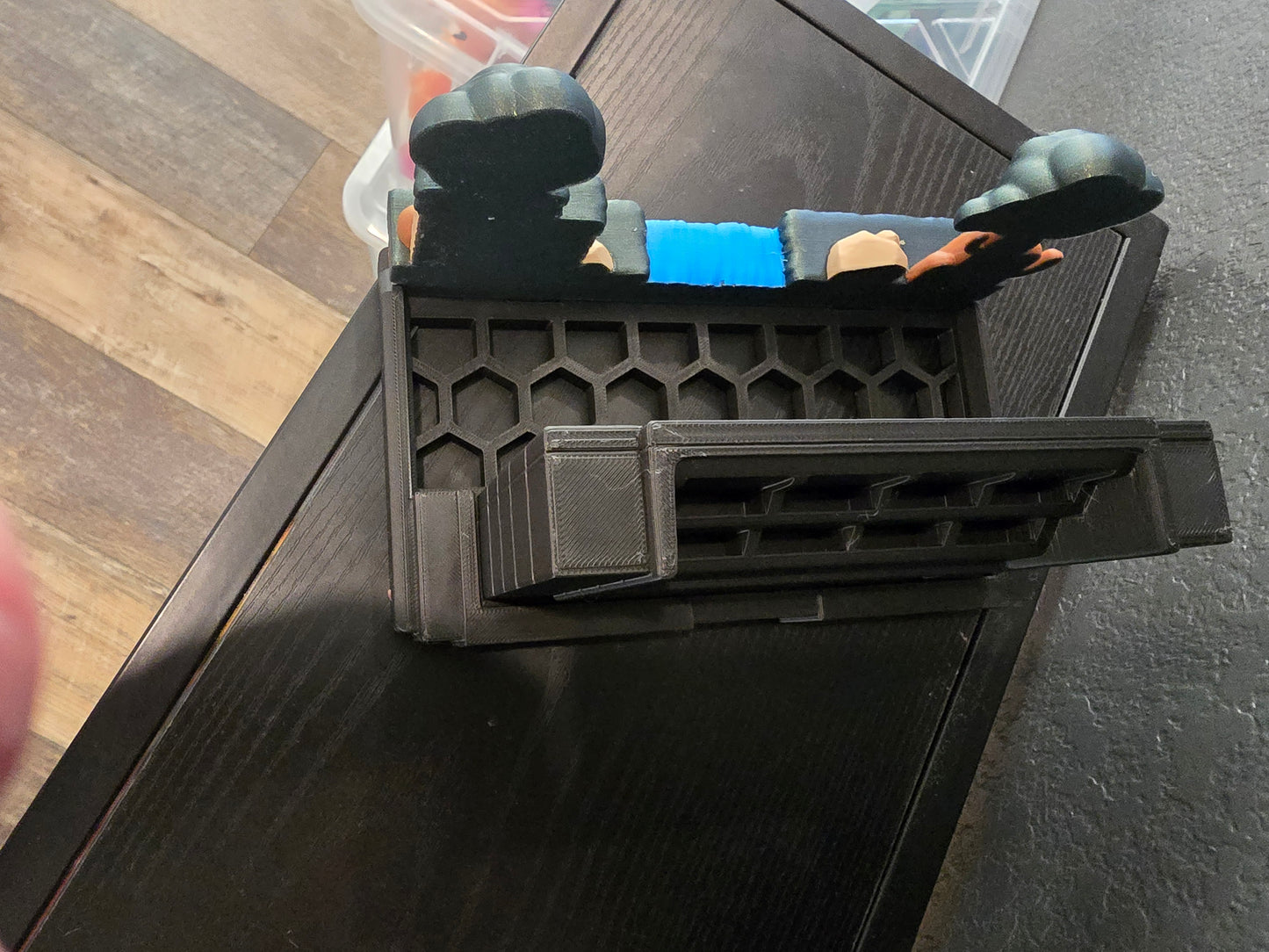 Nintendo switch dock holder with game storage