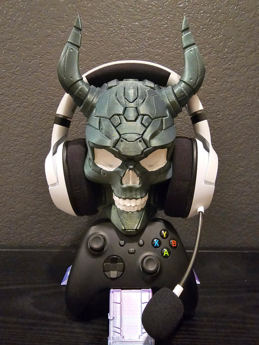 Sci-Fi Skull Controller and Headset Holder