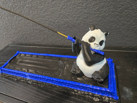 Panda Incense Burner w/storage