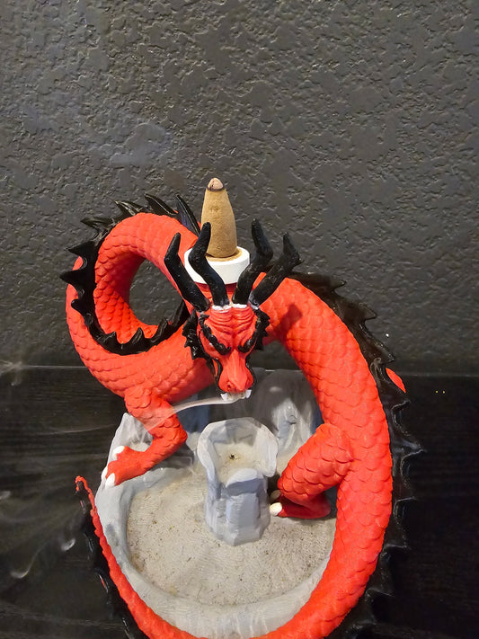 Chinese Dragon Backflow Incense Burner