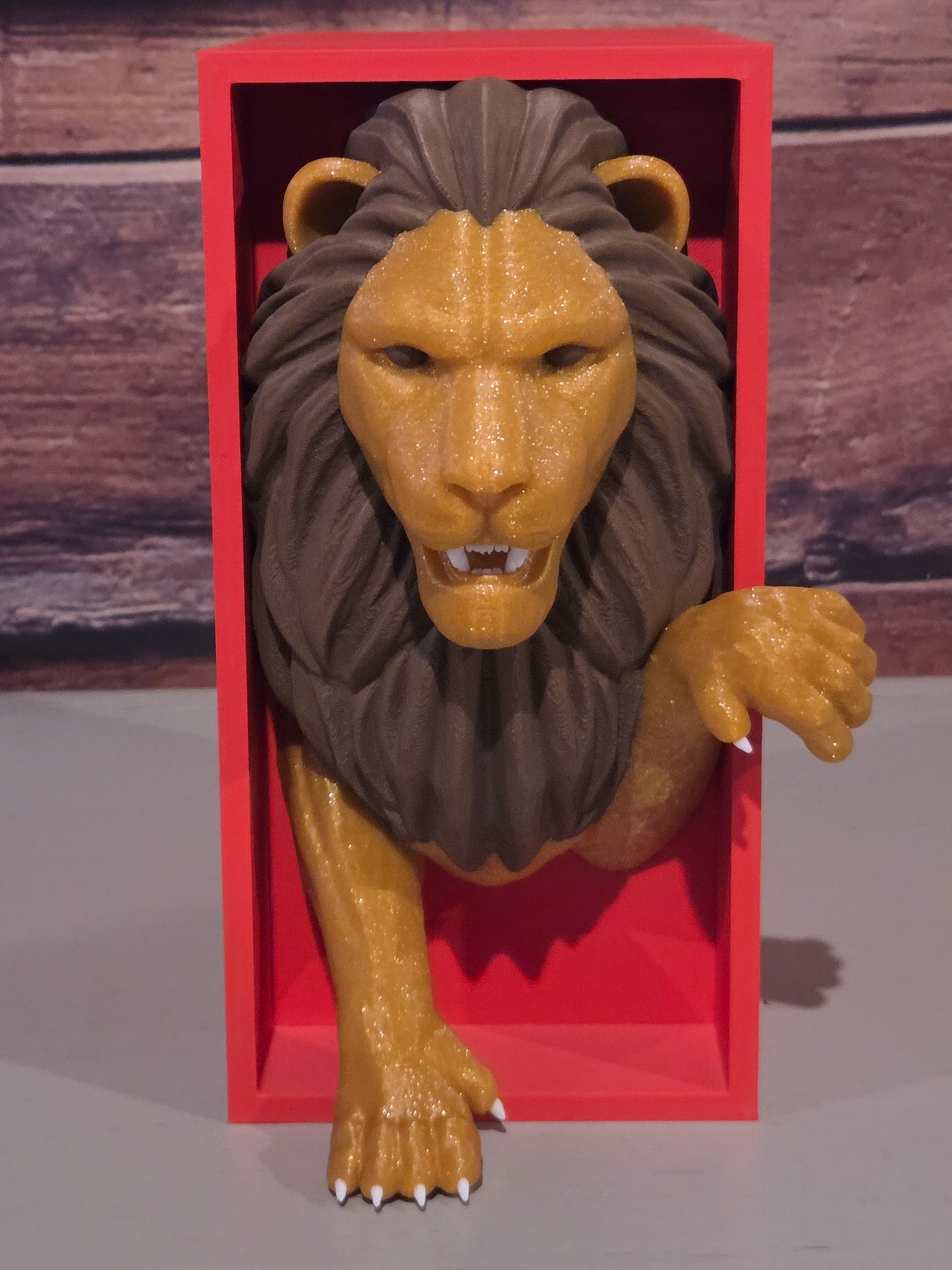 Booknook, lion